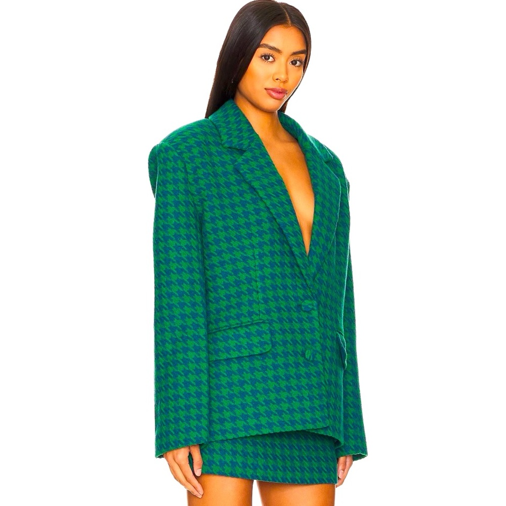 formal and casual blazer, beautiful green and blue color,New.